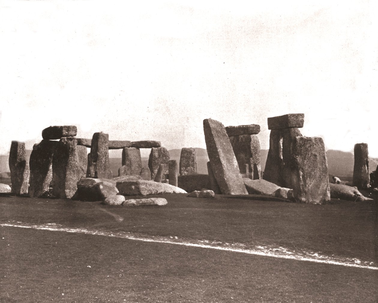 Stonehenge, Salisbury Plain, Wiltshire, 1894. de Unbekannt