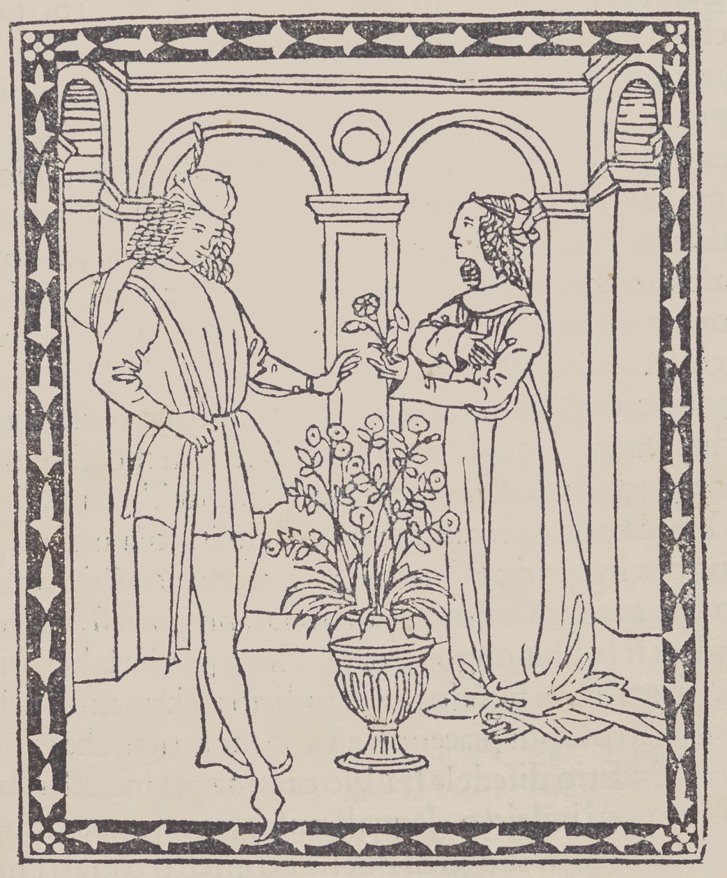 Conto de Dois Amantes Conto de Dois Amantes, ca. 1495-1500. de Unbekannt