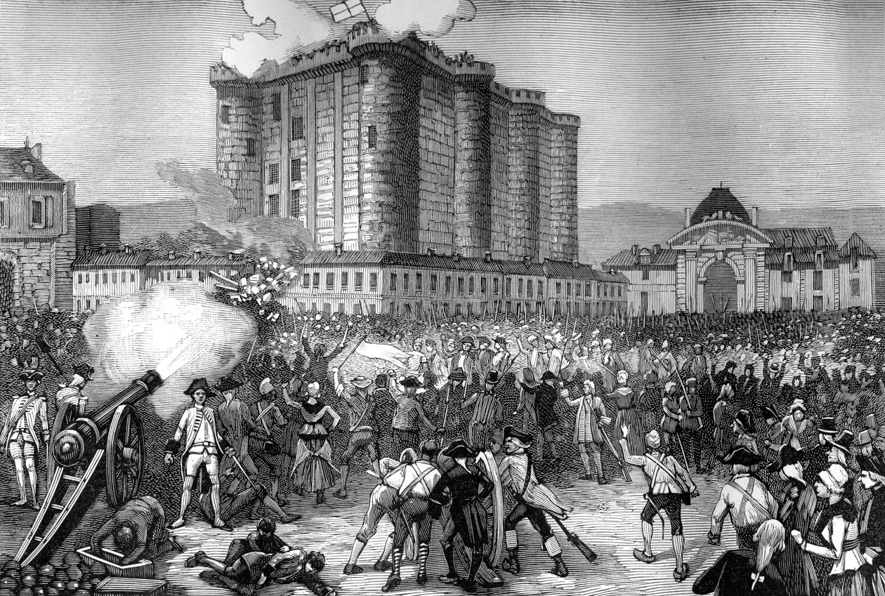 Tomada da Bastilha, Paris, 14 de julho de 1789 1882-1884 de Unbekannt