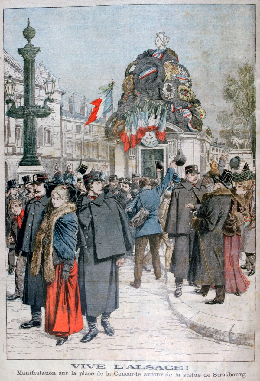 Estátua de Estrasburgo, Place de la Concorde, Paris, 1904 de Unbekannt