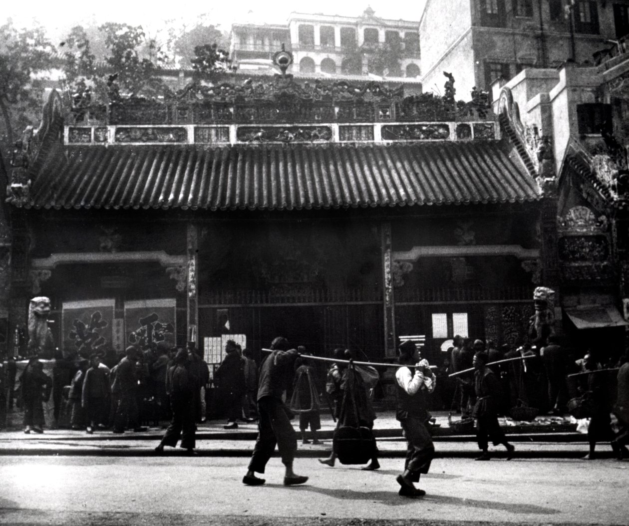 Cena de rua, Hong Kong, 1900 de Unbekannt