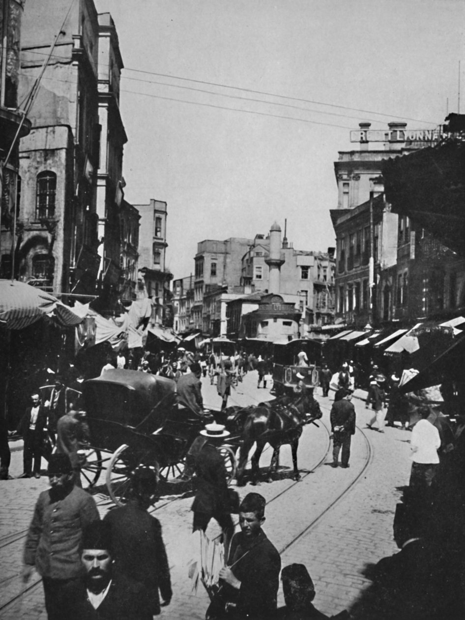 Cena de rua em Constantinopla, 1913 de Unbekannt