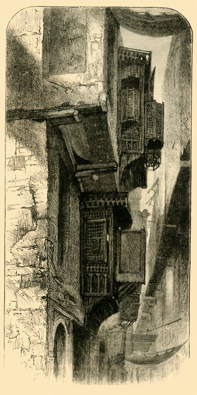 Rua no Cairo, 1881. de Unbekannt