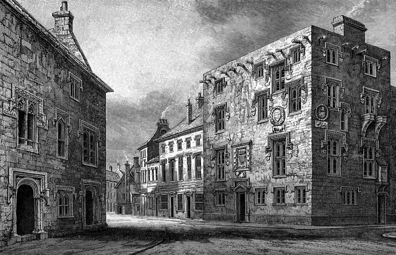 Rua em Galway, mostrando a casa de Thomas Lynch, 1893 de Unbekannt