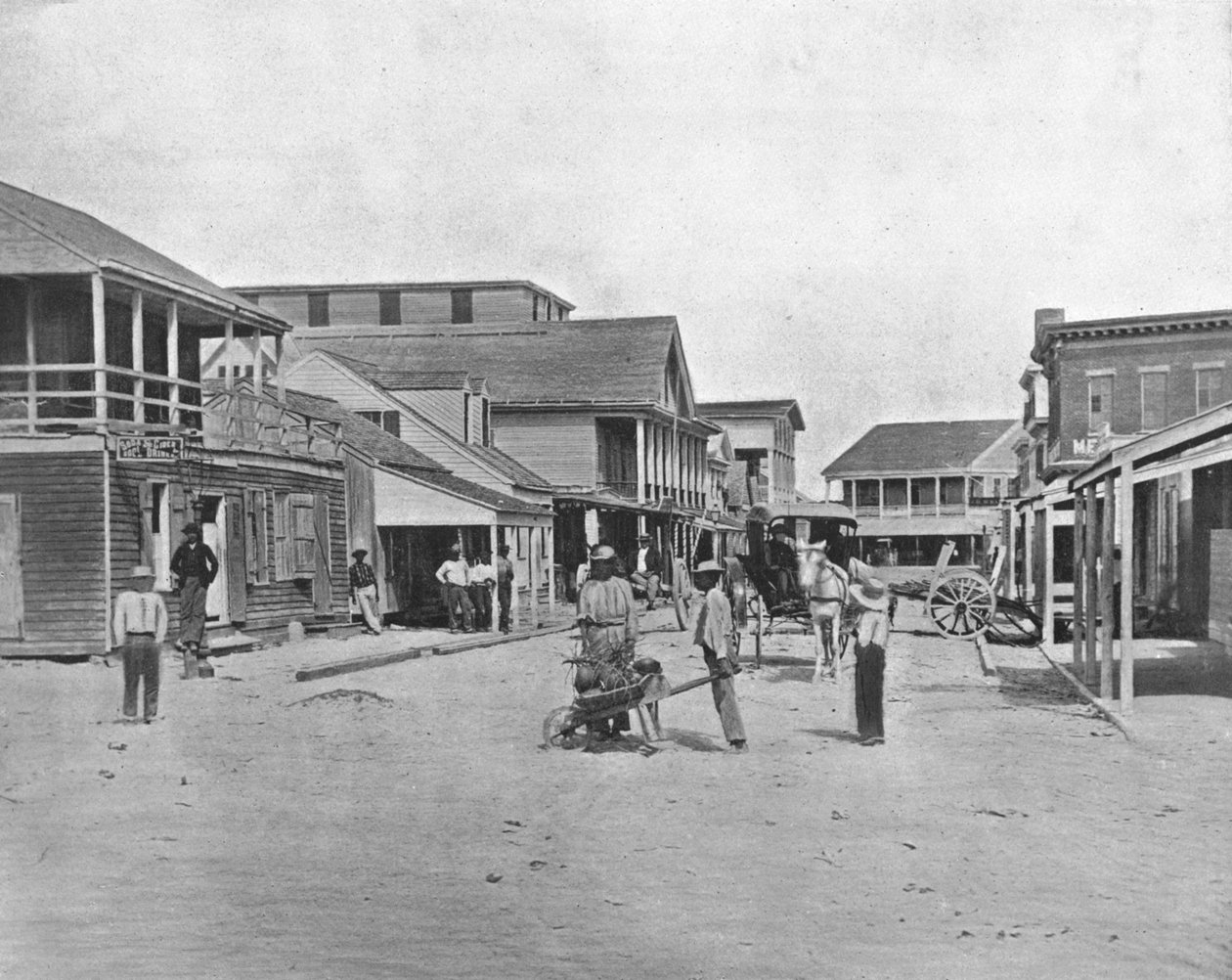 Rua em Key West, Flórida, EUA, c1900. de Unbekannt