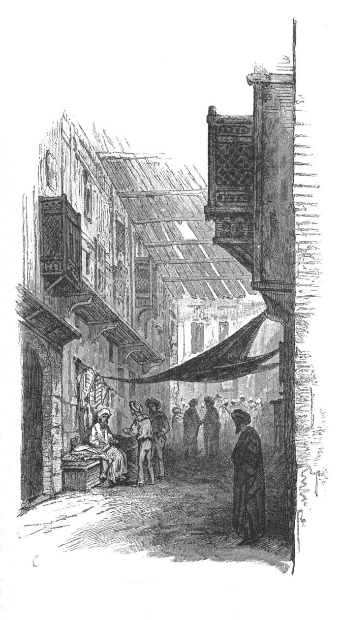 Rua em Suez, c1882 de Unbekannt