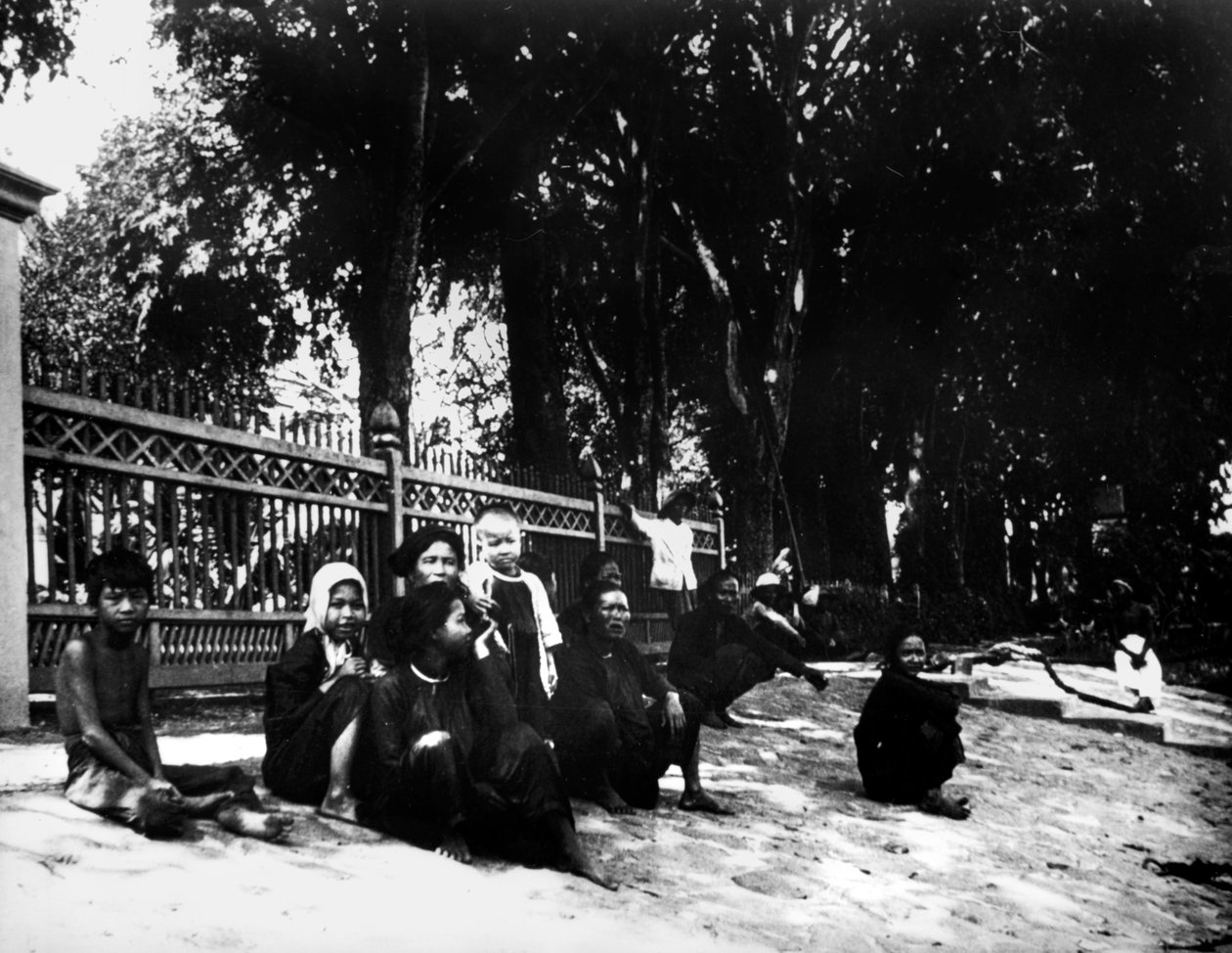 Cena de rua, Saigon, 1900 de Unbekannt