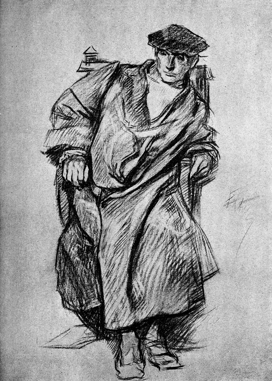 Estudo para Vestido, Tribunal de Henrique VIII, 1899 de Unbekannt