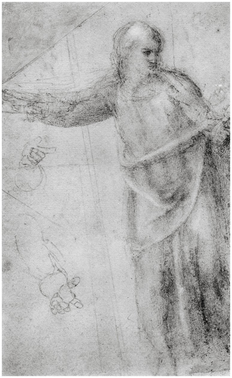 Estudo para uma figura de Cristo, c1555 1958 de Unbekannt