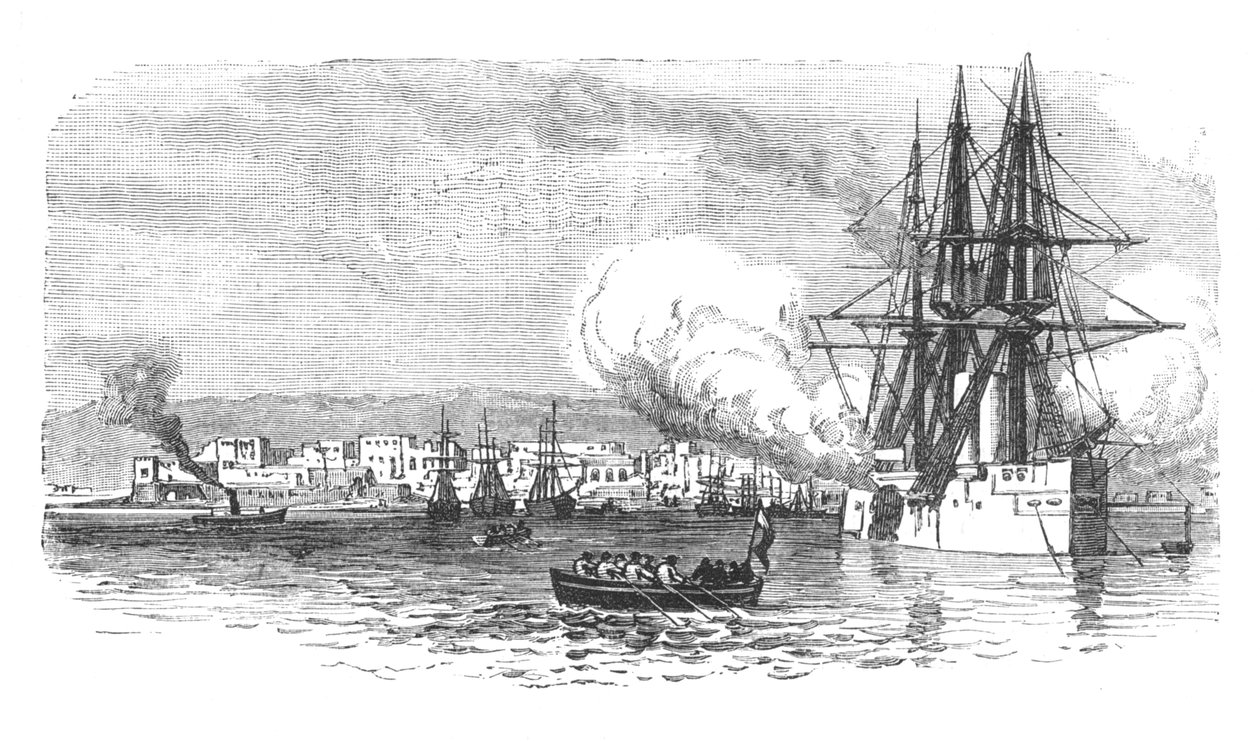 Suakim, do mar, c1885 de Unbekannt