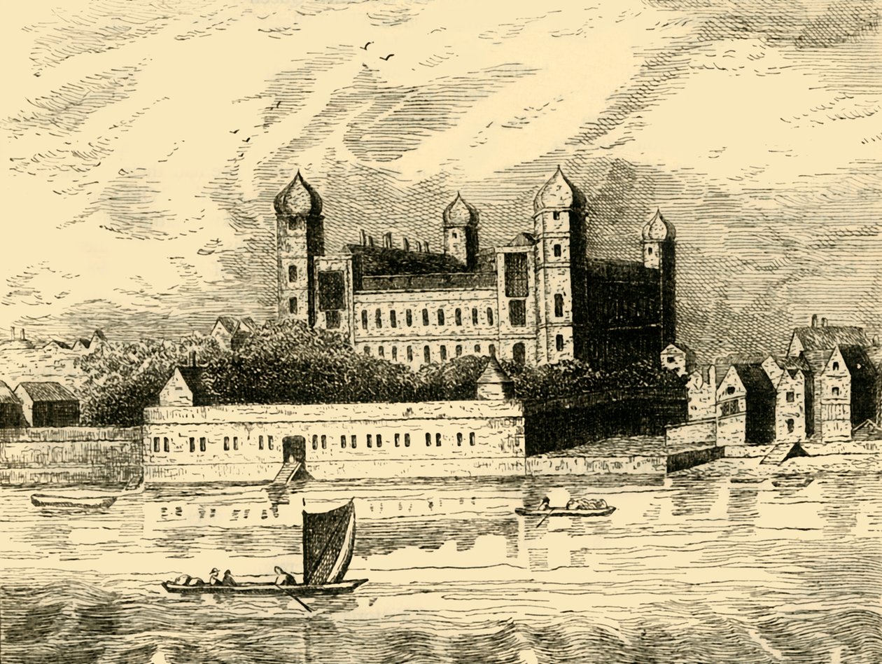 Casa Suffolk. Depois de Hollar., 1881. de Unbekannt