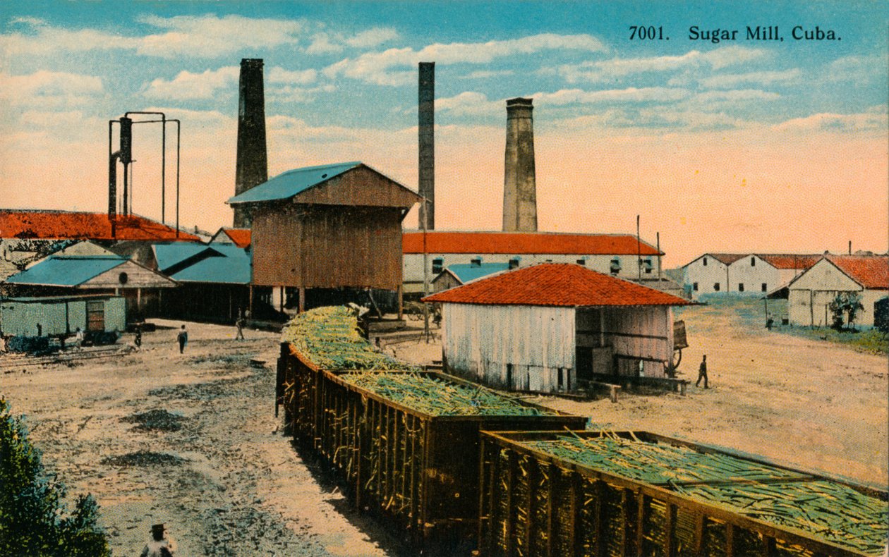 Fábrica de açúcar, Cuba, c1910 de Unbekannt