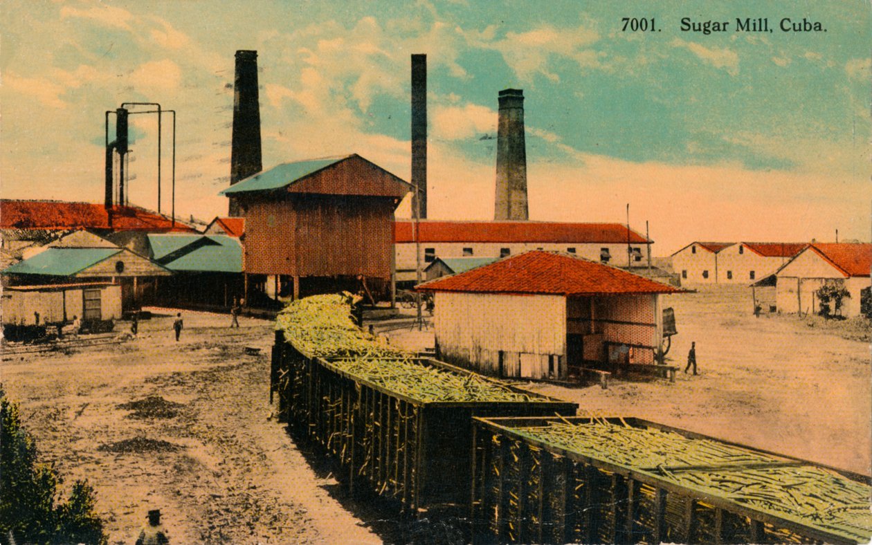 Moinho de açúcar, Cuba, c1913 de Unbekannt