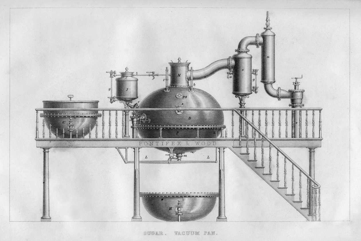 Açúcar. Panela a vácuo, 1866 de Unbekannt