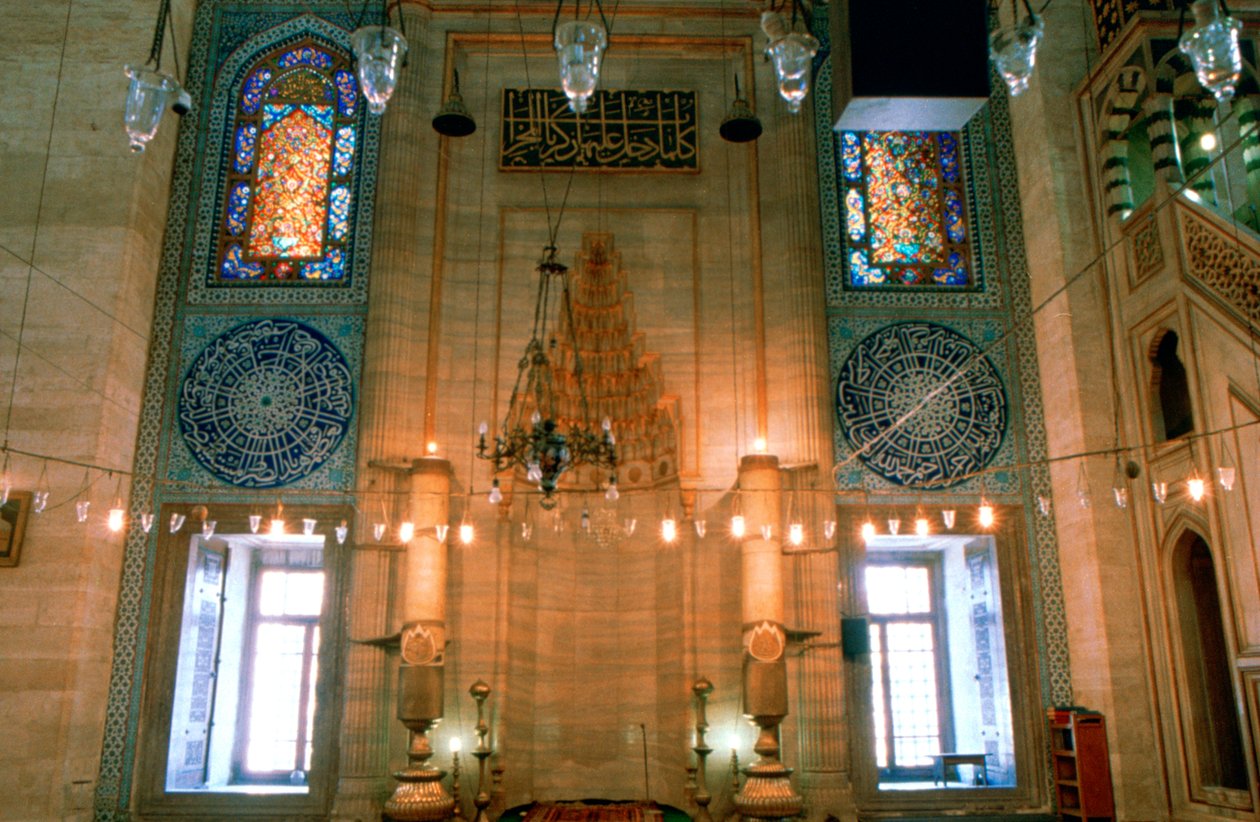 Mesquita Suleymaniye, Interior, 1557 de Unbekannt