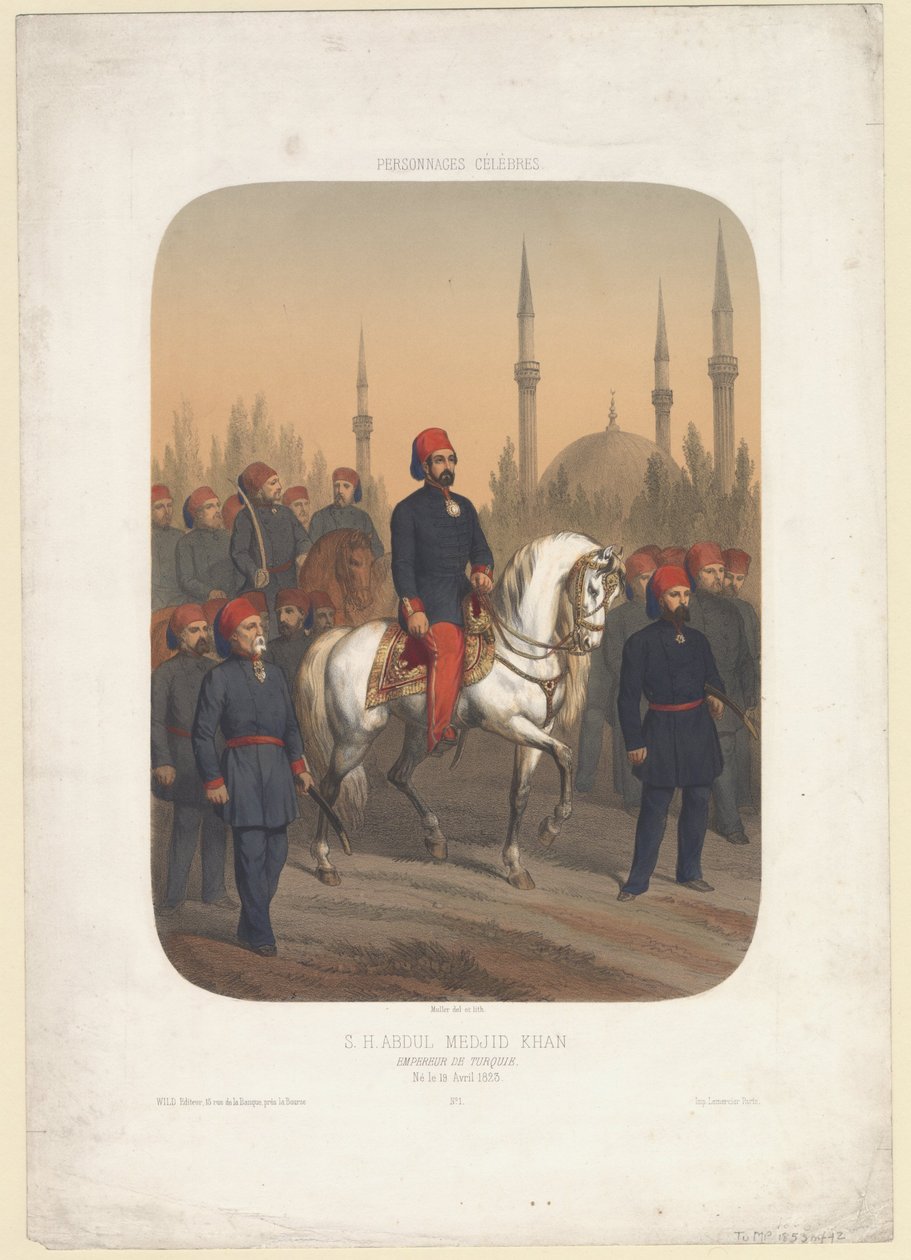 Sultão Abdulmecid I 1823-1861, 1845 de Unbekannt