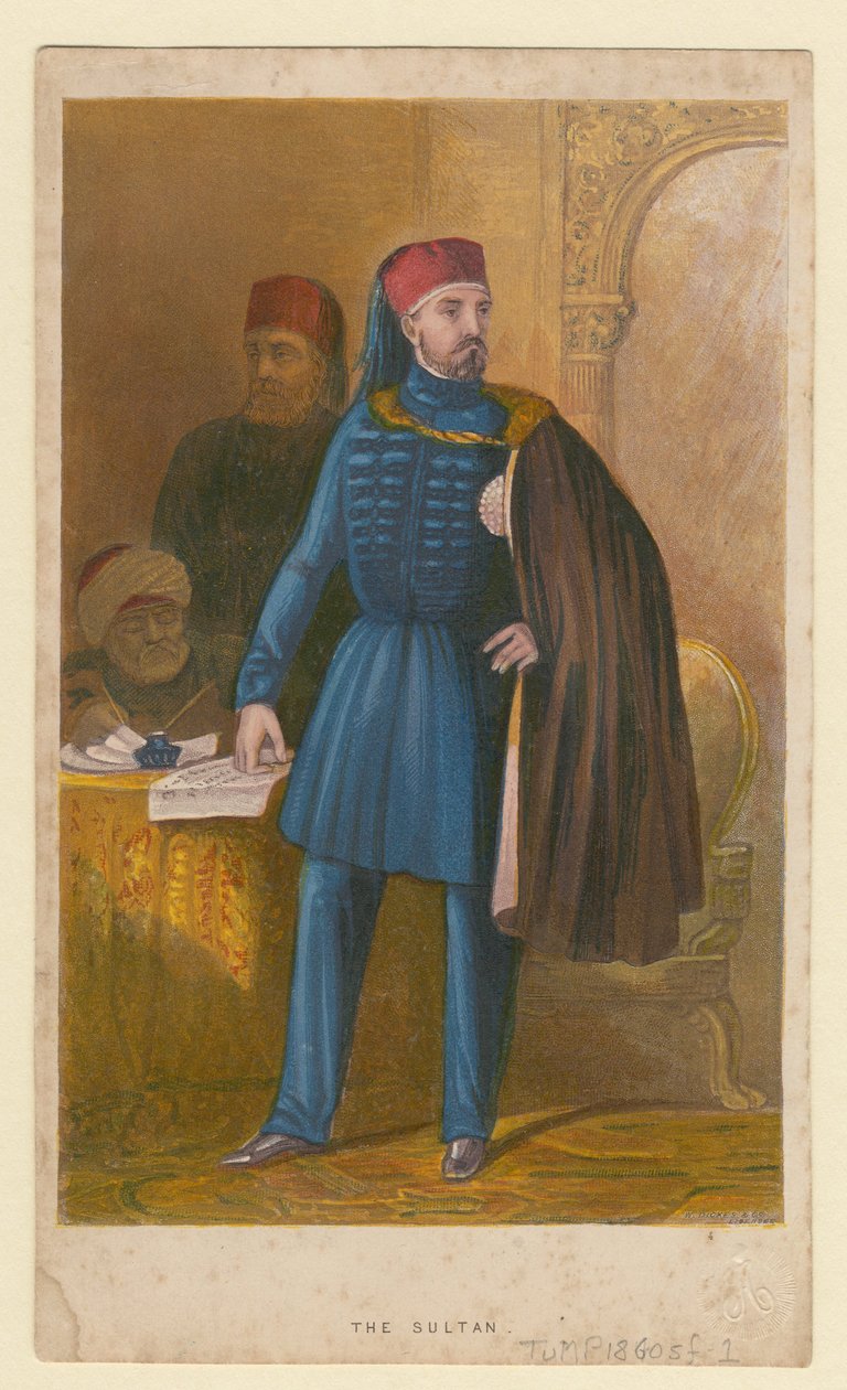 Sultão Abdulmecid I 1823-1861, 1850 de Unbekannt