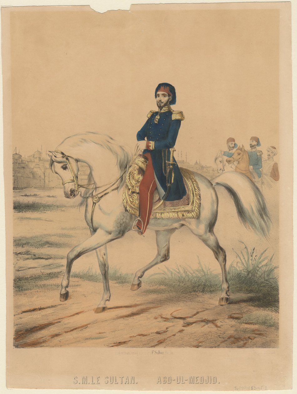 Sultão Abdulmecid I 1823-1861, 1853 de Unbekannt