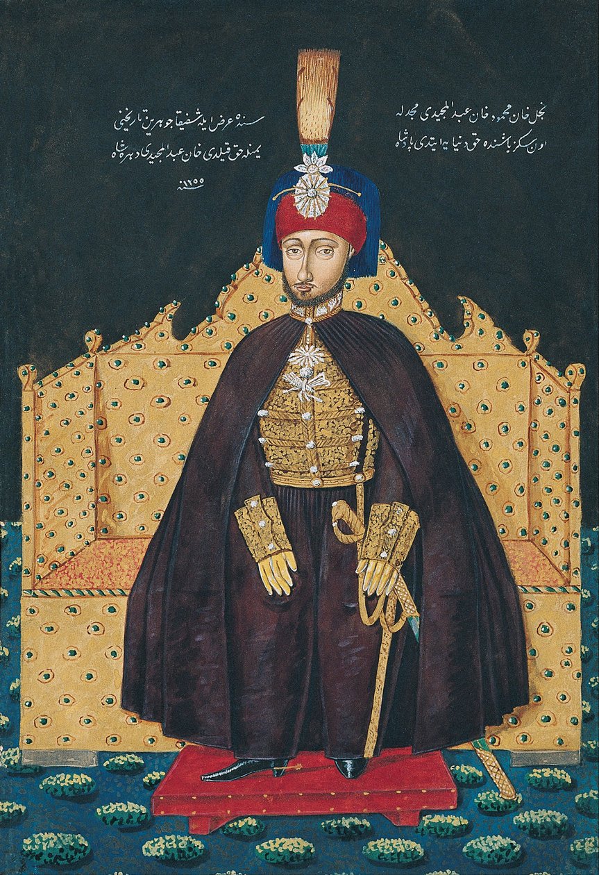 Sultão Abdulmecid I, meados do século XIX. de Unbekannt