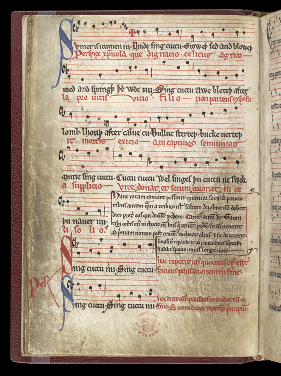 A Suméria está em Icumen, c. 1260-1270 de Unbekannt