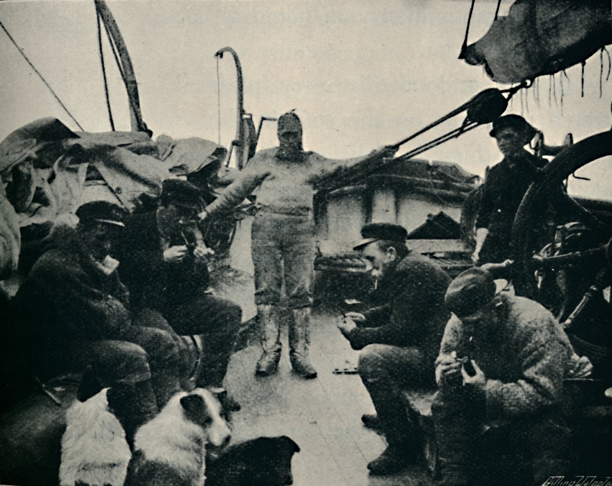 Tarde de domingo a bordo, 1895, 1897 de Unbekannt