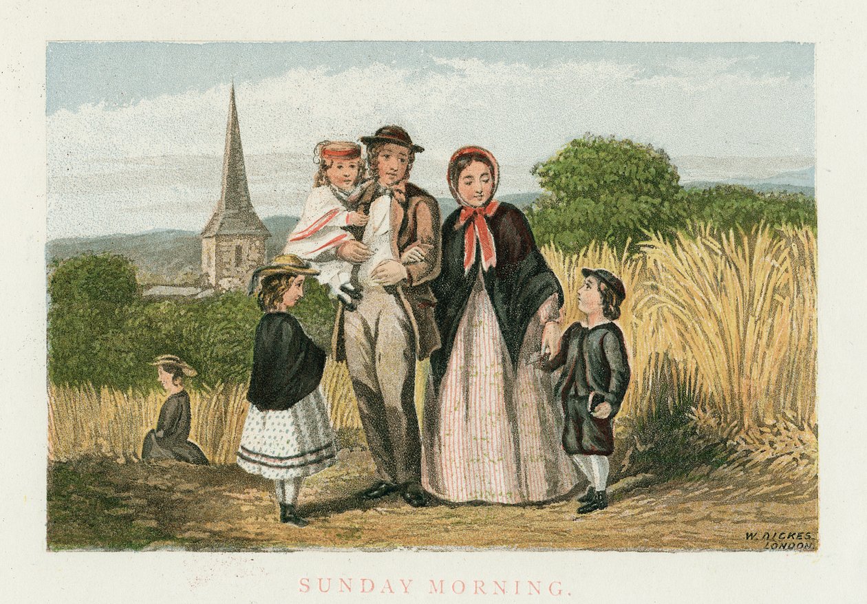 Domingo de manhã, c1880 de Unbekannt