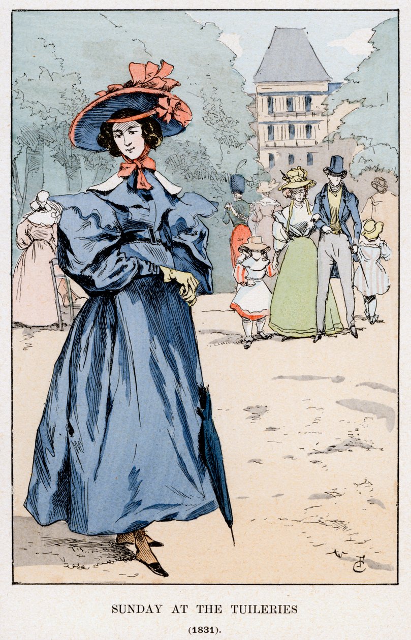 Domingo nas Tulherias, 1831, 1898 de Unbekannt