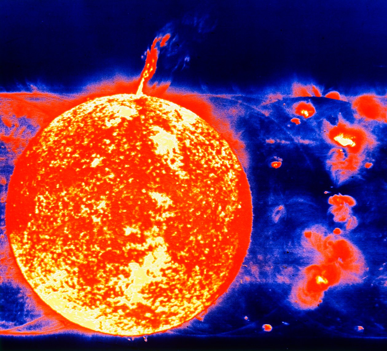Manchas solares e proeminências solares, 1973 de Unbekannt
