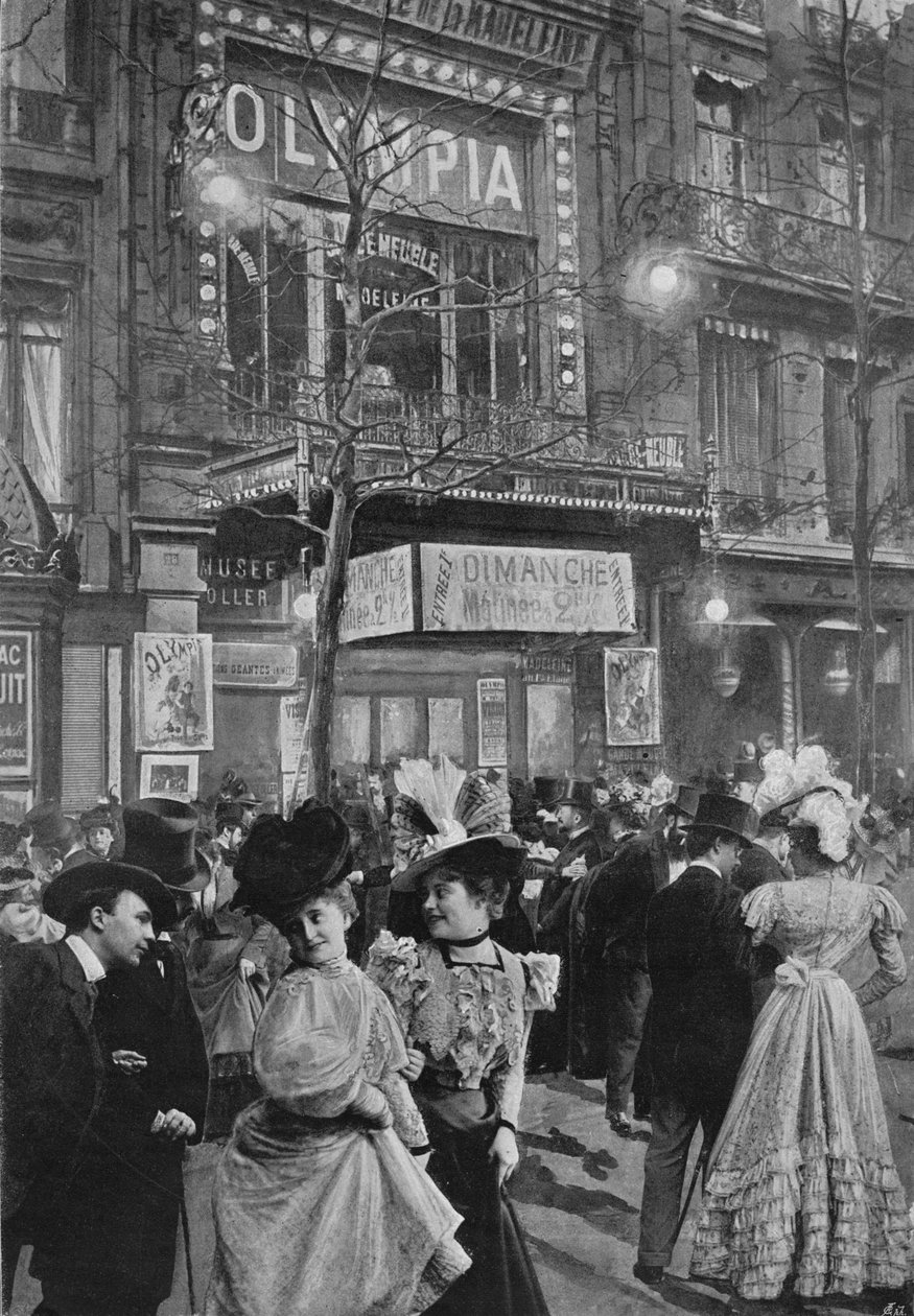 On the Boulevard - A saída da Olímpia, 1900 de Unbekannt