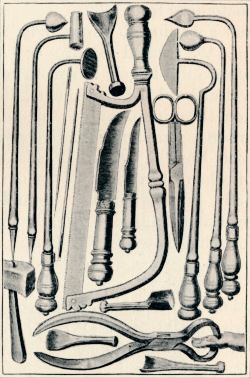 Instrumentos cirúrgicos, 1639, 1903 de Unbekannt