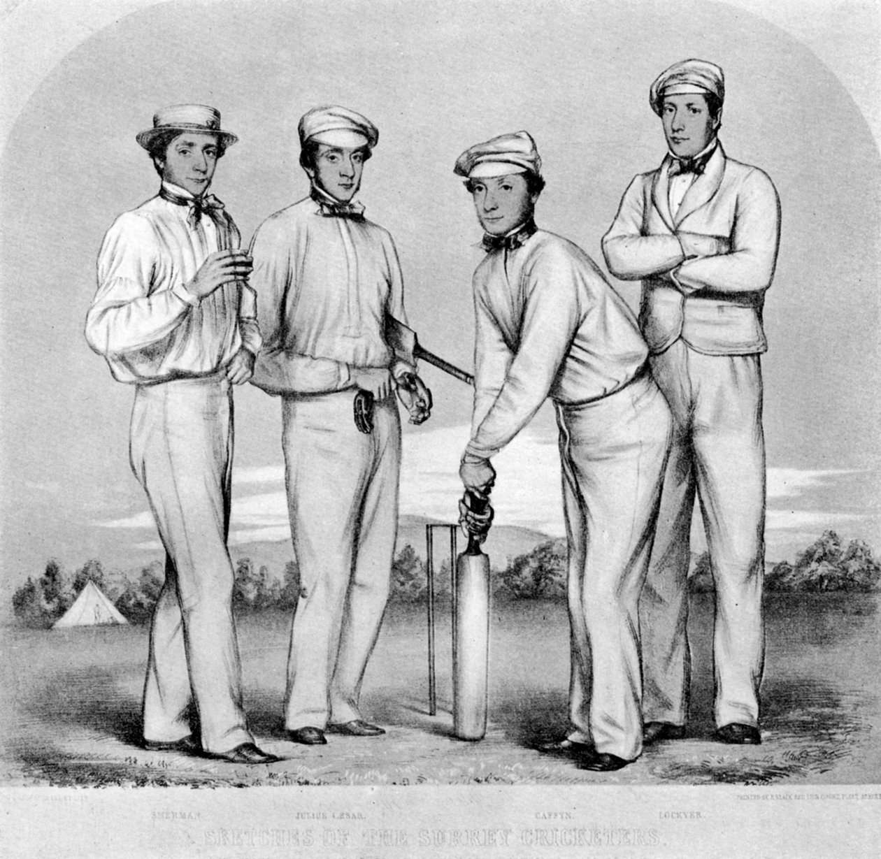 Surrey Cricketers, 1852 1912 de Unbekannt