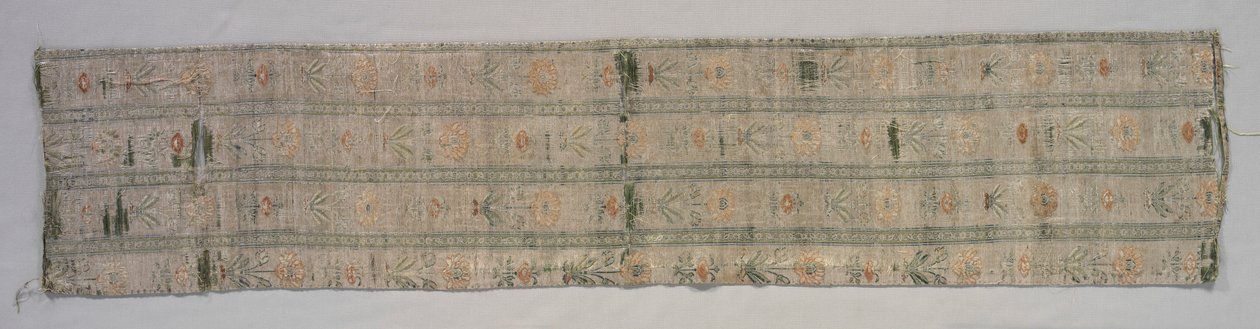 Surround para capa de almofada de seda turca, início dos anos 1600. de Unbekannt
