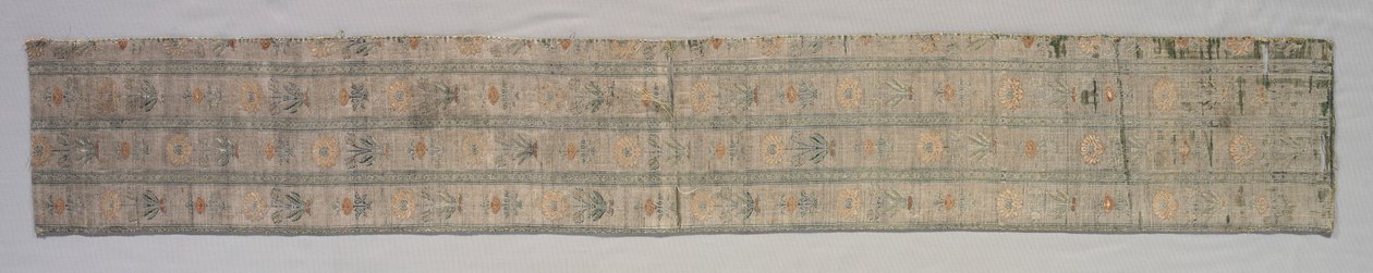 Surround para capa de almofada de seda turca, início dos anos 1600. de Unbekannt