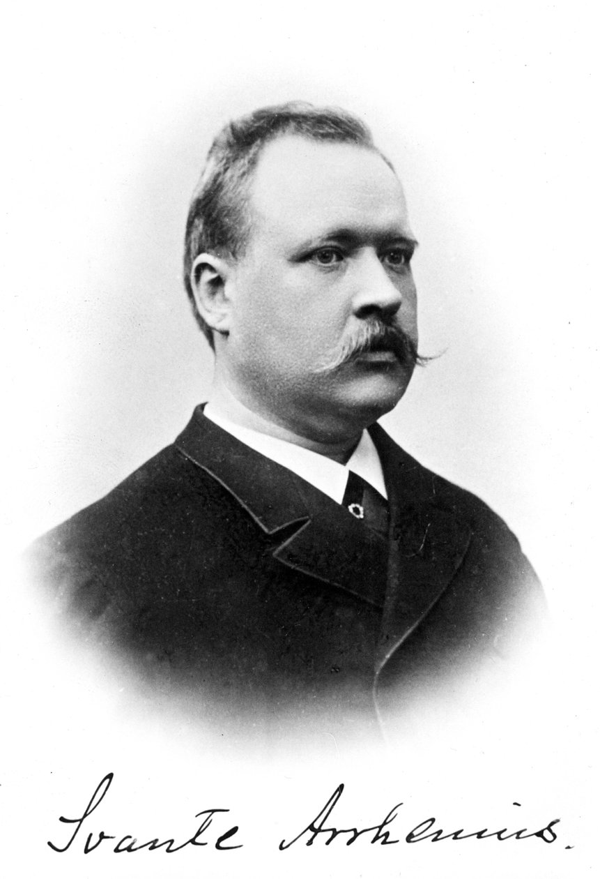 Svante Arrhenius 1859-1927, físico e químico sueco de Unbekannt