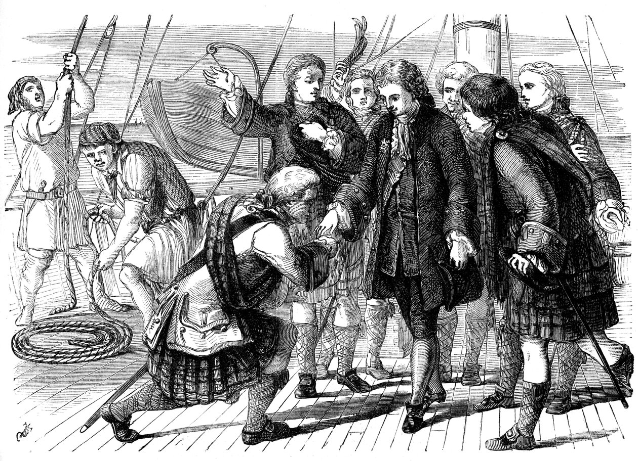 Jurando lealdade ao príncipe Charles Stuart, século 18 século 19 de Unbekannt