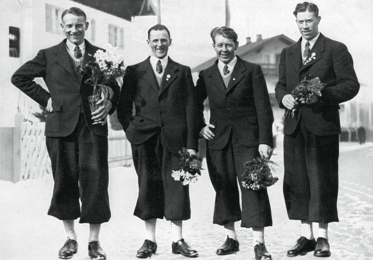 Equipe sueca de esqui de fundo, Jogos Olímpicos de Inverno, Garmisch-Partenkirchen, Alemanha, 1936 de Unbekannt