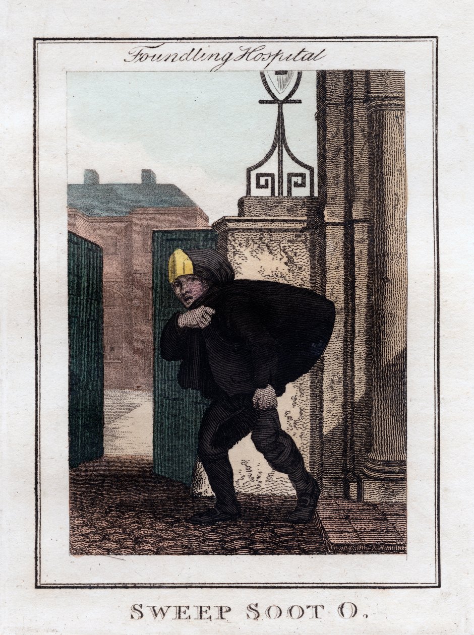 Varrer fuligem O, Hospital Foundling, Londres, 1805 de Unbekannt