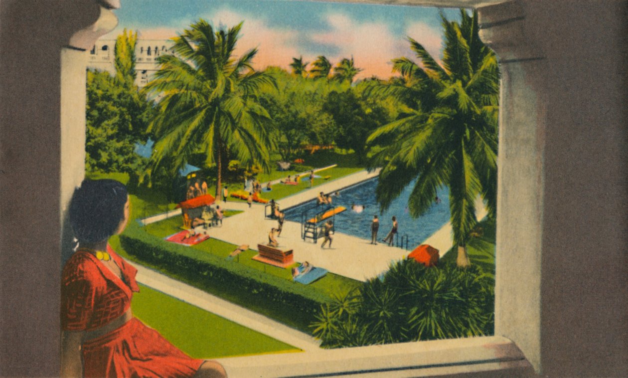 Piscina, Hotel Del Prado, Barranquilla, c1940s de Unbekannt