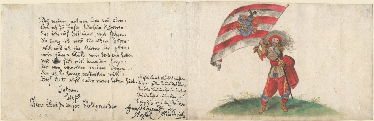 Porta-bandeira suíço de Unbekannt