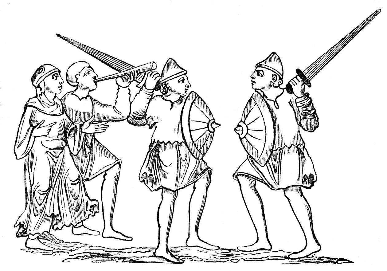 Dança de espadas, 1833 de Unbekannt