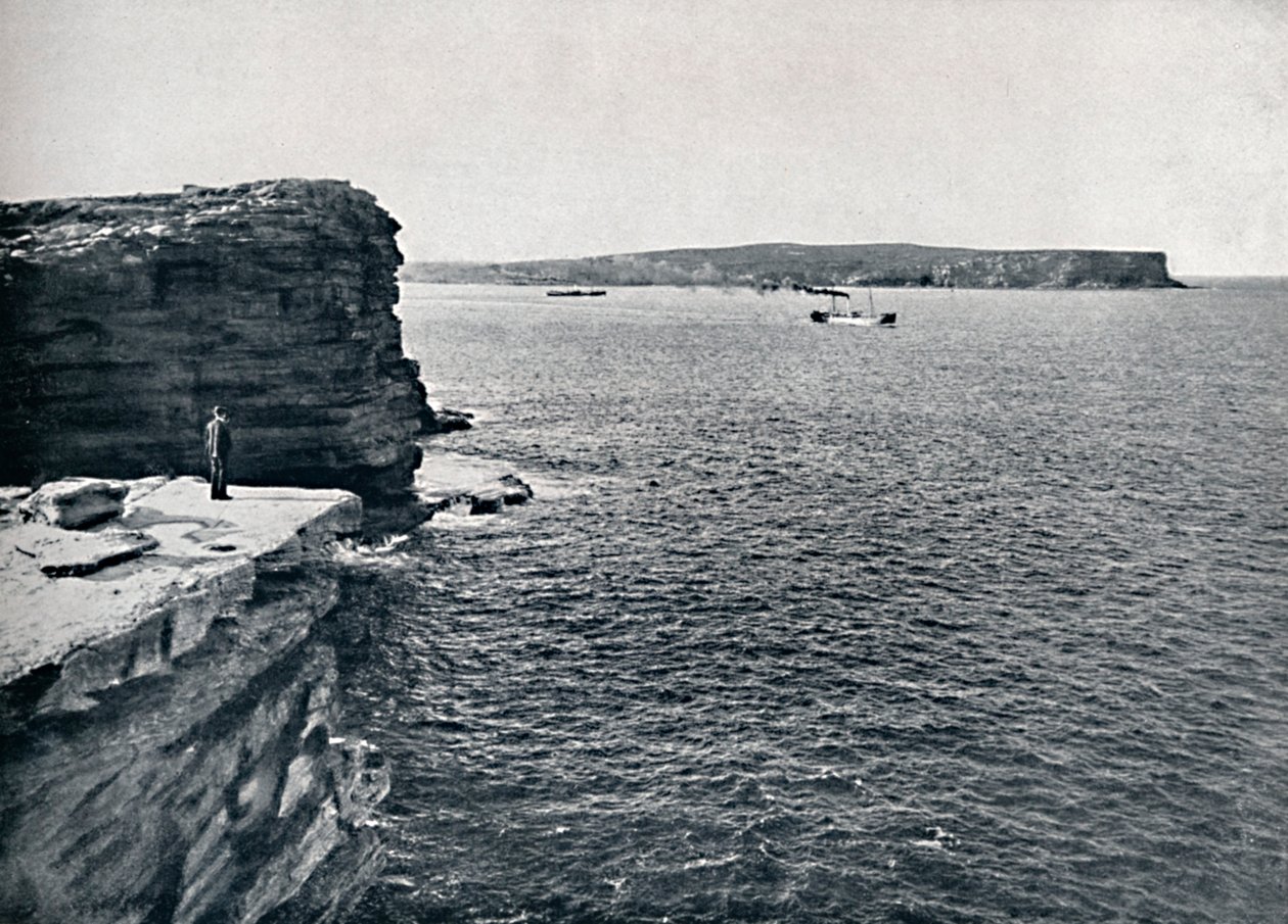 Sydney Heads, no Gap em Watsons Bay, c1900. de Unbekannt