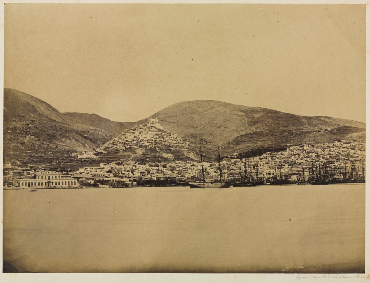 Syros, Centro do Comércio Levante, c. 1850s. de Unbekannt
