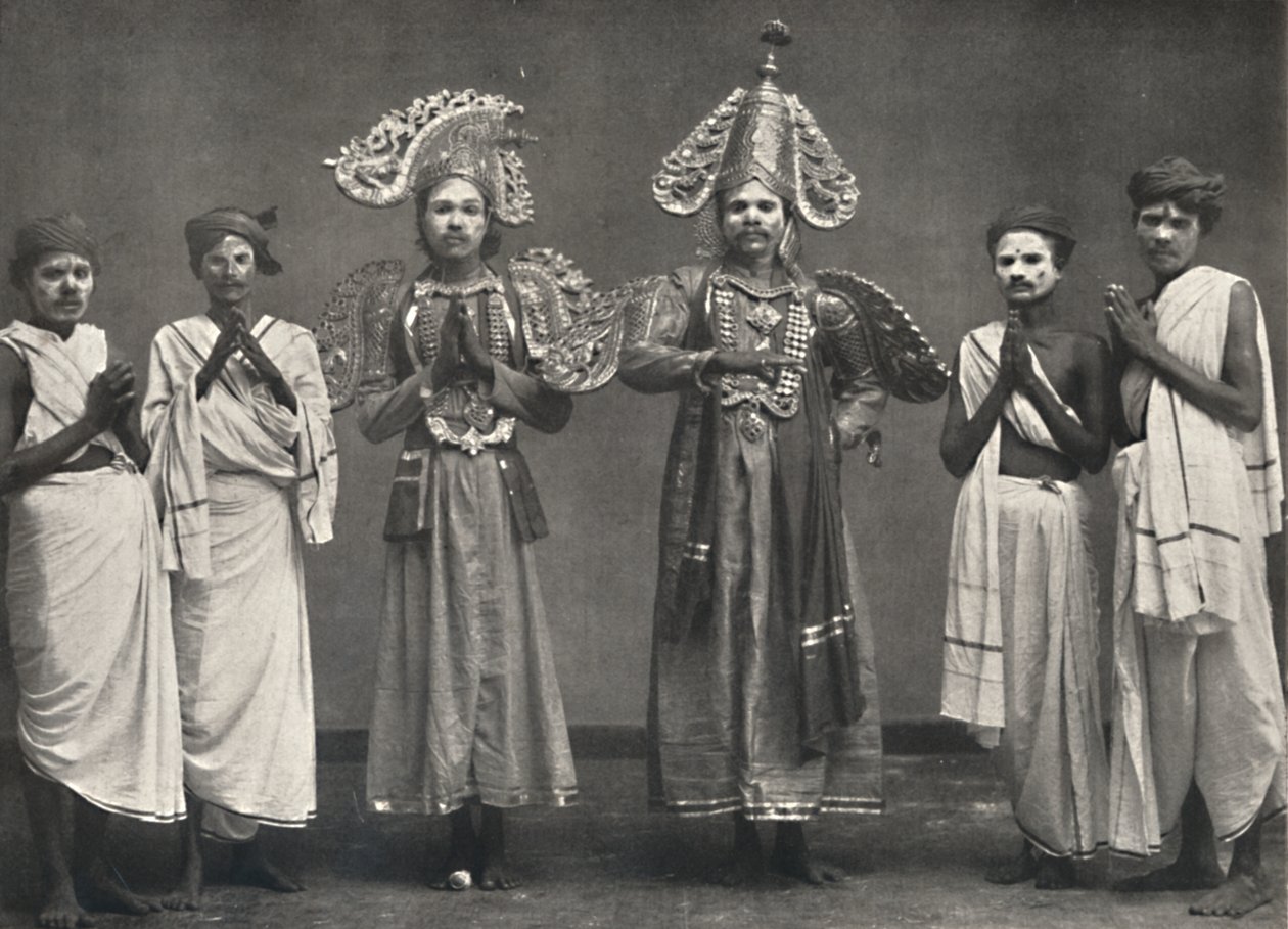 Cena de Shakuntalavilasa, o jogo de Shakuntala, 1926 de Unbekannt