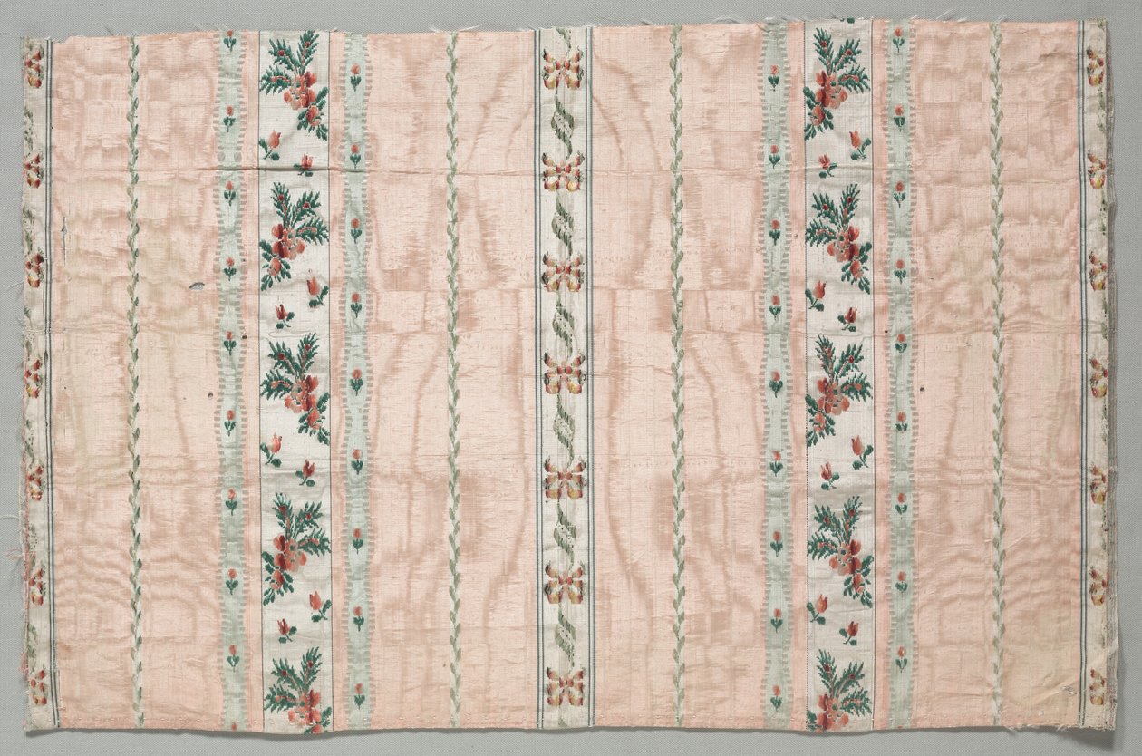 Tafetá, brocado, final dos anos 1700. de Unbekannt