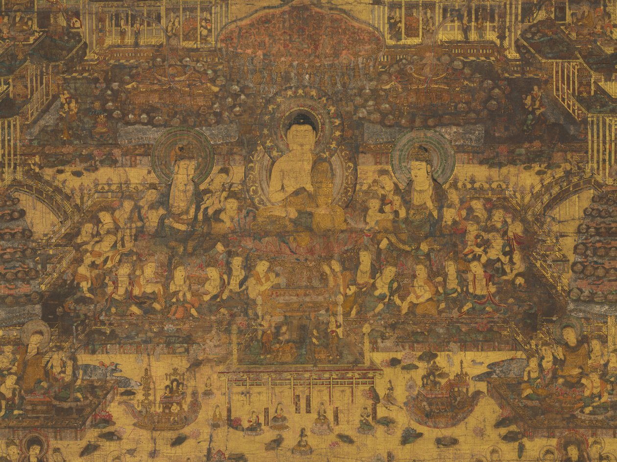 Taima Mandala, 1300-1333. de Unbekannt