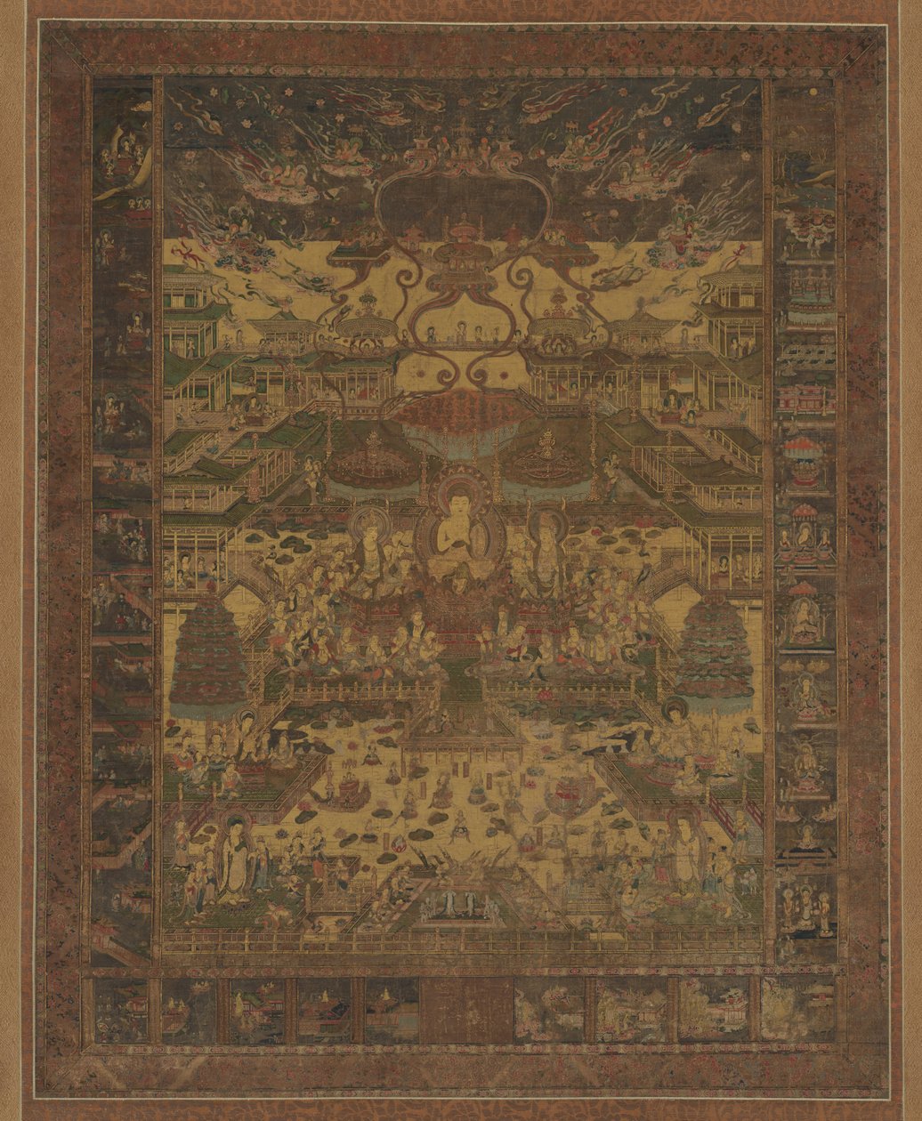 Mandala Taima, século XIV. de Unbekannt