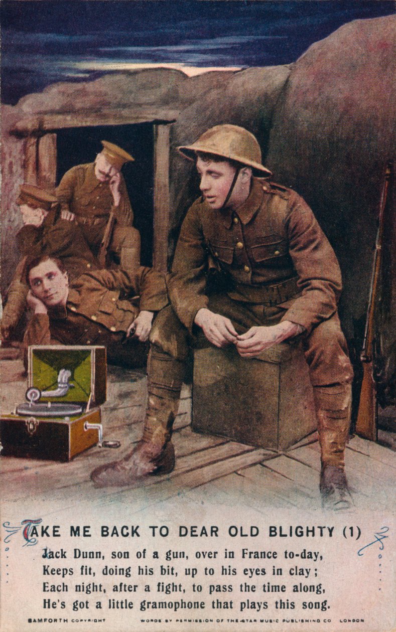Leve-me de volta a Dear Old Blighty 1, c1916. de Unbekannt