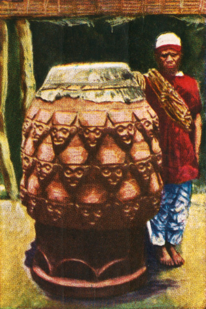 Tambor falante, Camarões, c1928. de Unbekannt