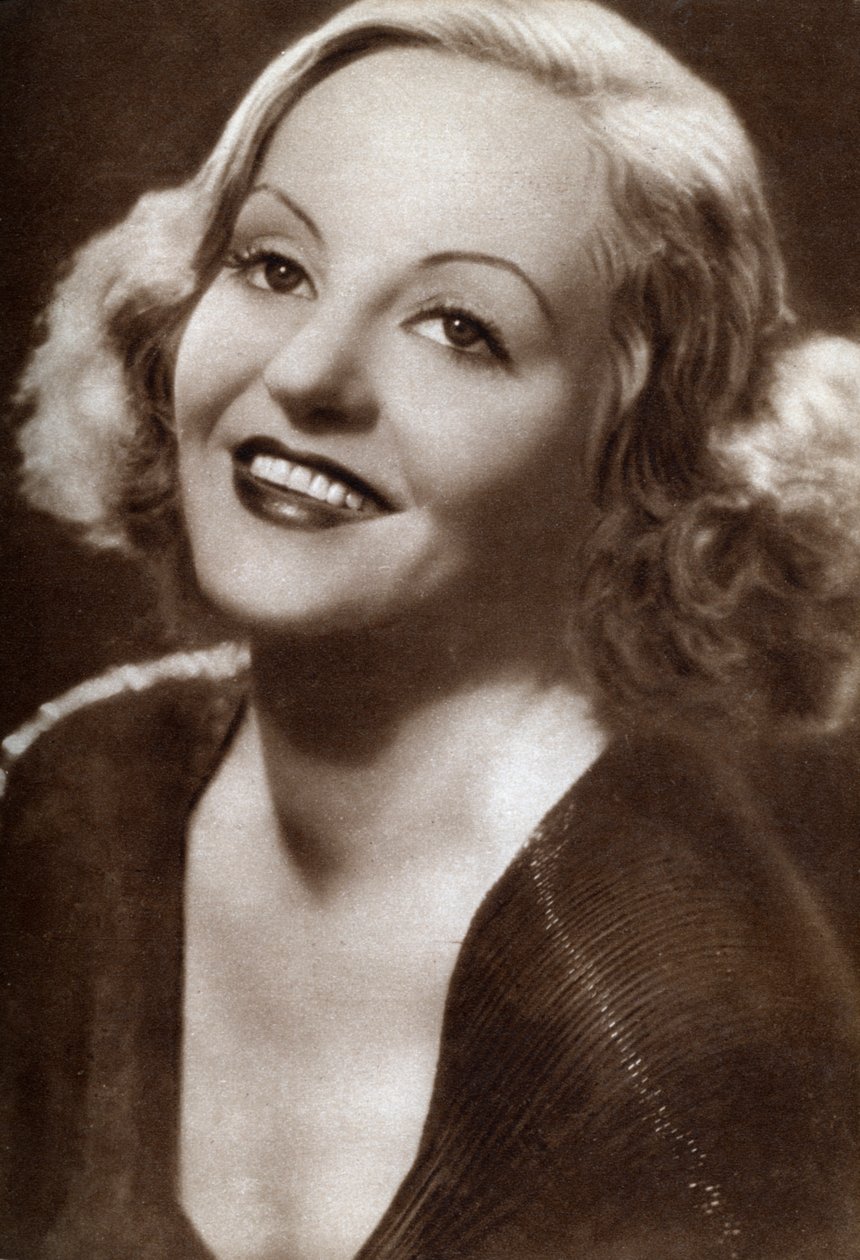 Tallulah Bankhead, atriz americana, apresentadora de talk show e bonne vivante, 1933 de Unbekannt