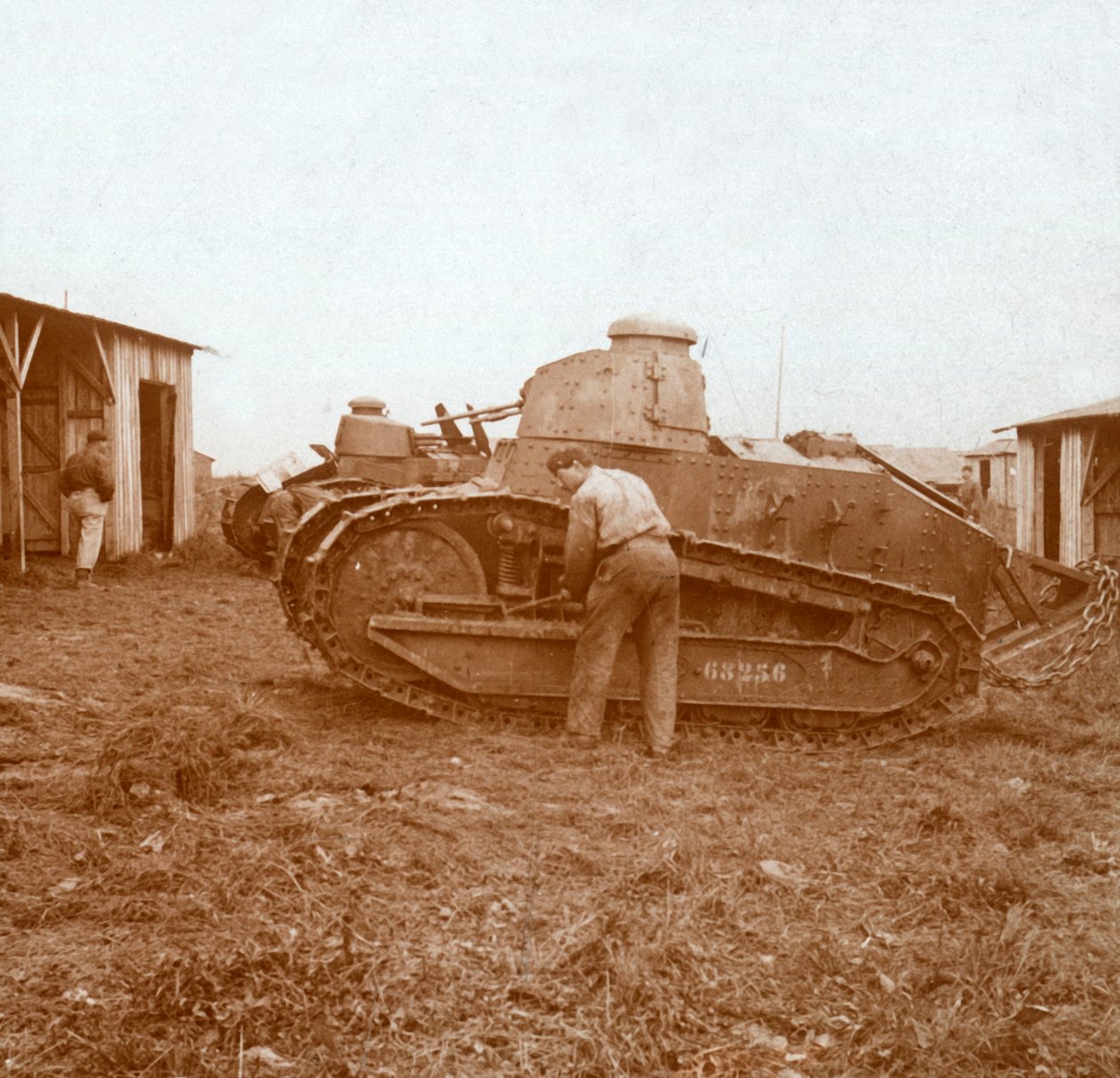 Manutenção de tanques, c1914-c1918 de Unbekannt